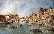 Francesco Guardi Arched Bridge at Cannaregio oil